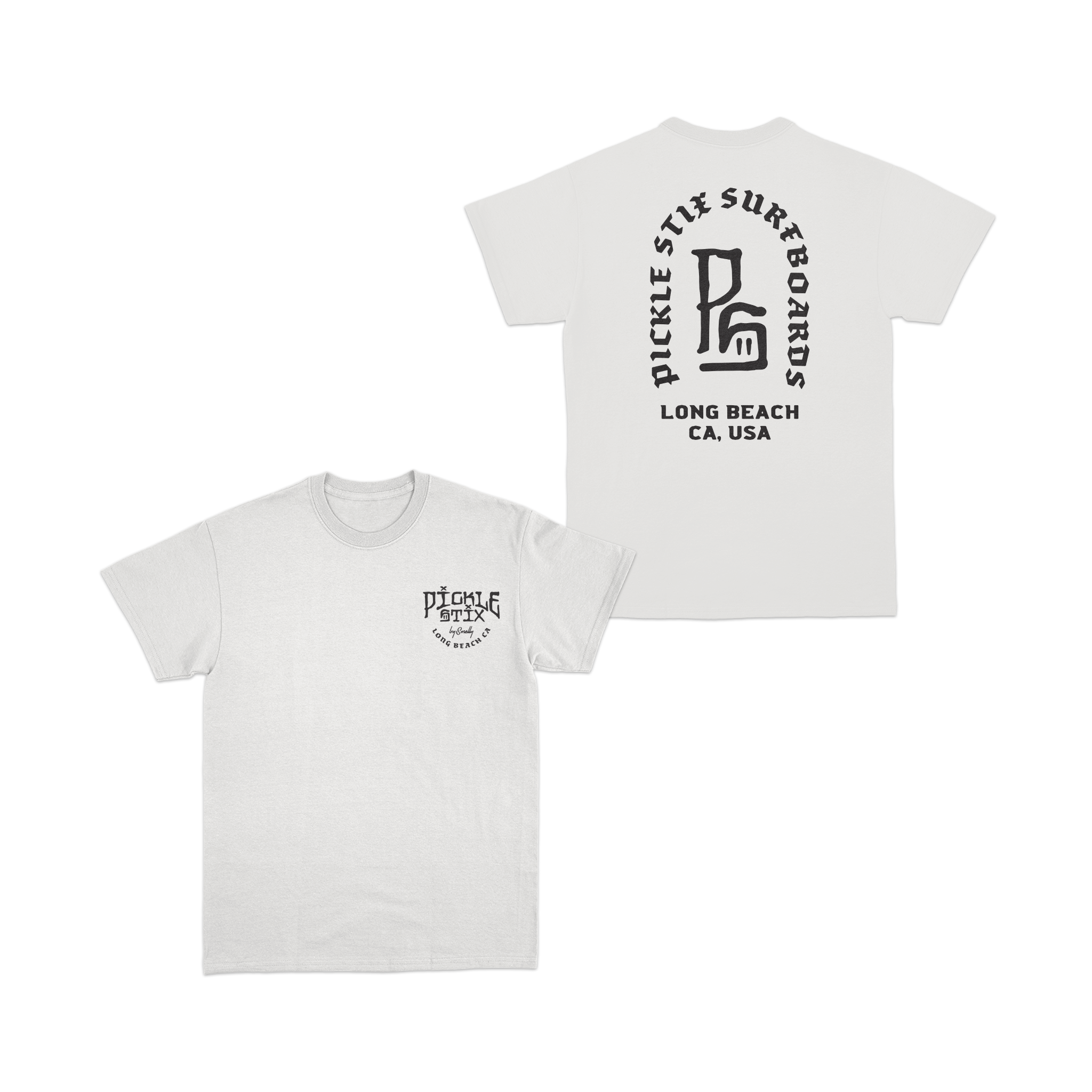 Pickle Stix Smog Town White T-Shirt