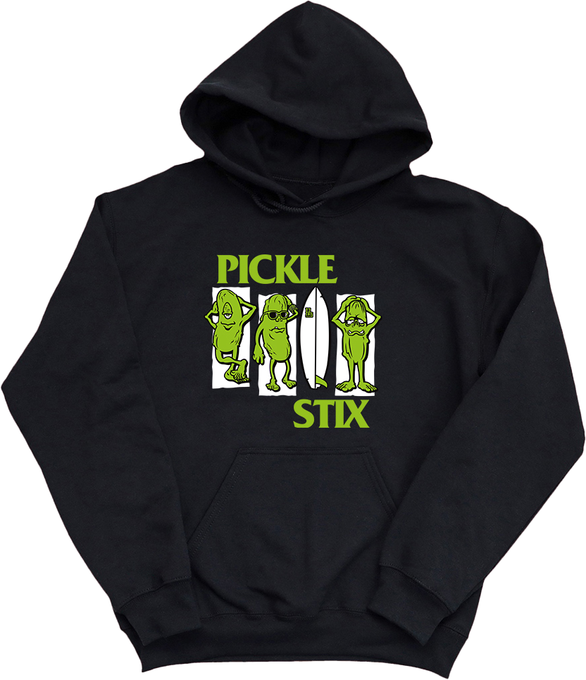 Black Pickle Black Hoodie