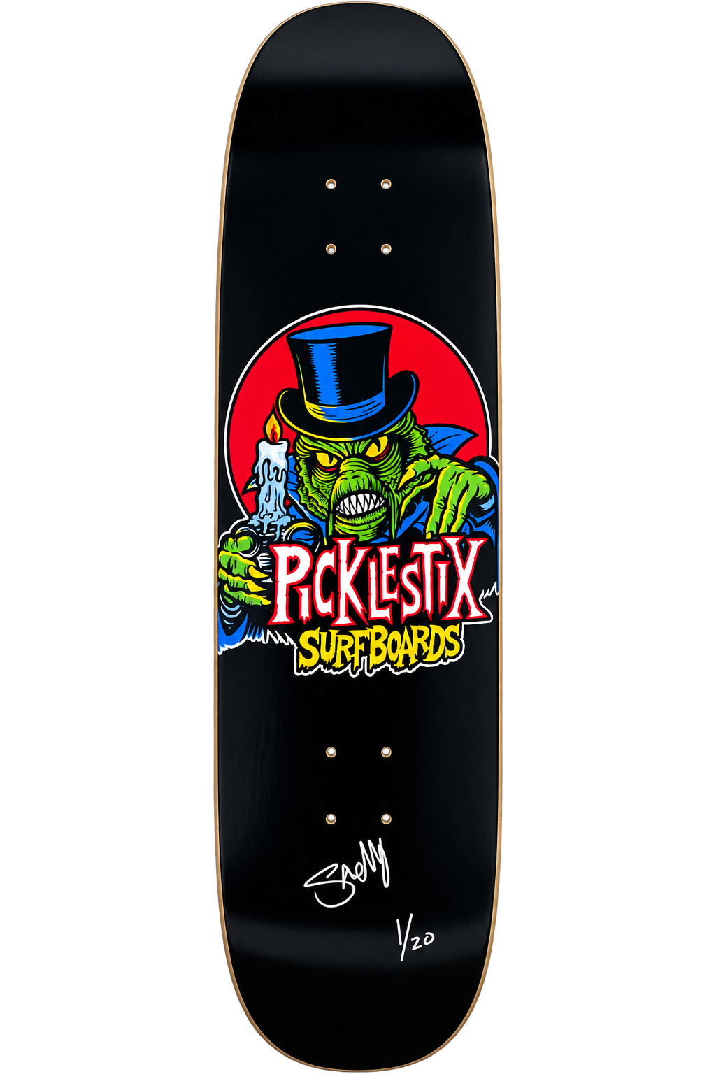Pickle Stix Swamp Man Skate Deck