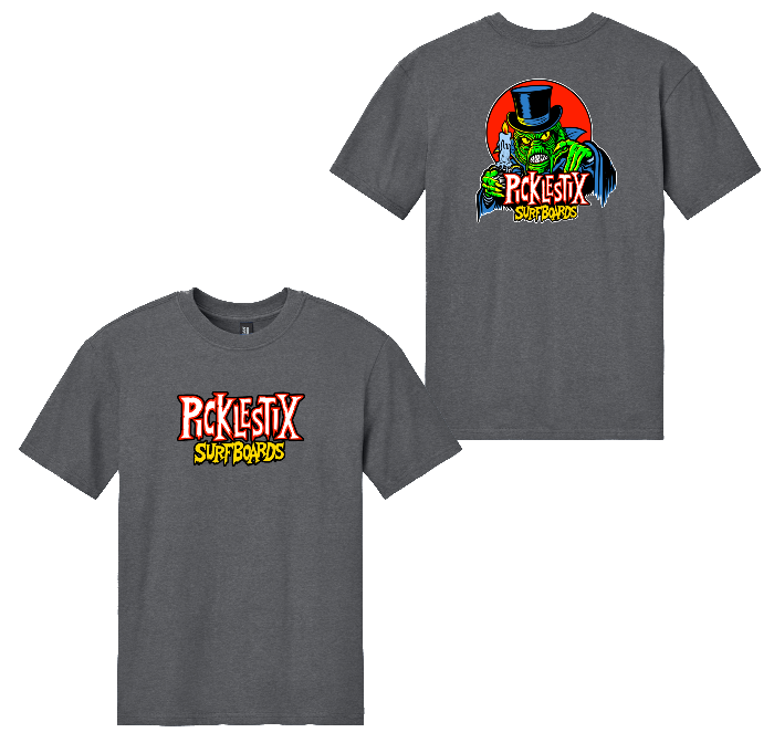 Pickle Stix Halloween Dark Grey T-Shirt